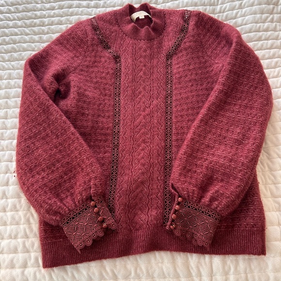 Sézane Cheryl Sweater in Rosewood - Picture 8 of 8